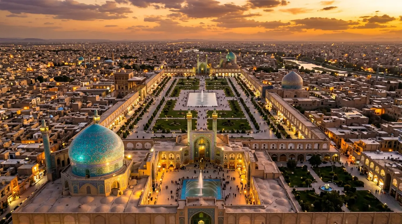 نمونه منظره ایرانی ساختهشده با هوش مصنوعی پرتو